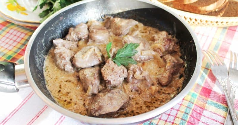 Ароматная печень в ореховом соусе с чесноком. Нежное и сытное блюдо станет отличной заменой мясу 5 Ароматная печень в ореховом соусе с чесноком. Нежное и сытное блюдо станет отличной заменой мясу