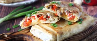 Запечённый лаваш с начинкой. Отличная закуска на скорую руку для голодных домочадцев 7