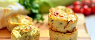 Кексы с кабачком. Ароматная выпечка из любимых овощей 1