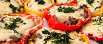 Фаршированные перцы со сливочной начинкой. Изысканное блюдо за считанные минуты 17