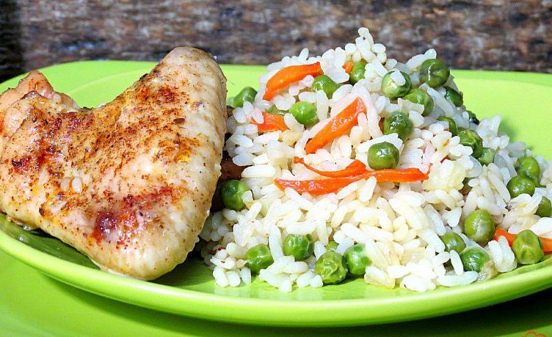 Рис с куриными крылышками и овощами. Сытное и вкусное блюдо в духовом шкафу 5 Рис с куриными крылышками и овощами. Сытное и вкусное блюдо в духовом шкафу