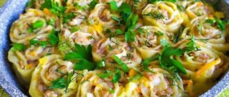 Мясные штрули. Вкусный и быстрый ужин из простых продуктов с фаршем 11
