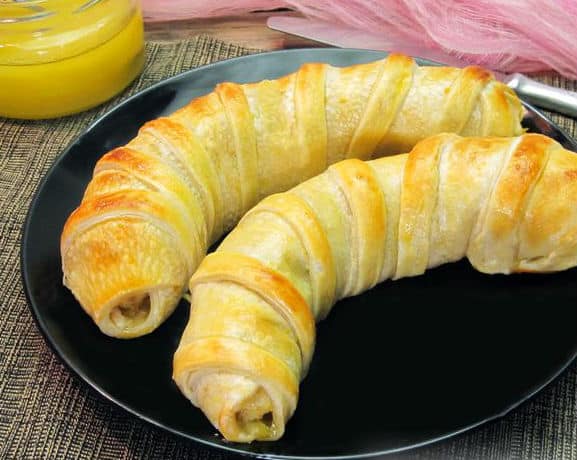 Бананчики в слоёном тесте. Оригинальный и вкусный десерт к чаю 5 Бананчики в слоёном тесте. Оригинальный и вкусный десерт к чаю