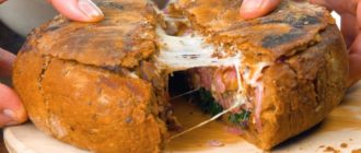 Жаркое в хлебе. Мясо, запечённое в духовке с ароматным хлебом 9