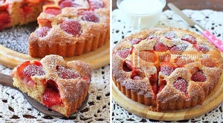 Итальянский клубничный Тарт. Самый вкусный и ароматный пирог 4 Итальянский клубничный Тарт