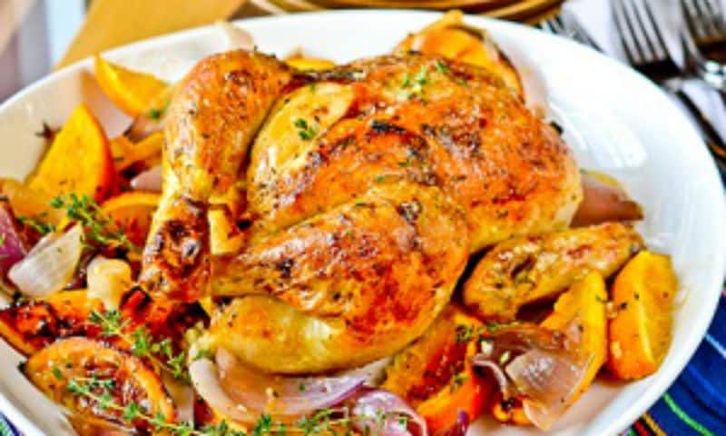 Курочка в чесночно-апельсиновом маринаде. Хрустящая золотистая корочка понравится всем 5 Курочка в чесночно-апельсиновом маринаде. Хрустящая золотистая корочка понравится всем