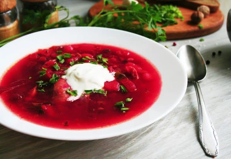 Летний свекольник с курицей. Отличное блюдо для летнего обеда в жаркий день 5 Летний свекольник с курицей. Отличное блюдо для летнего обеда в жаркий день
