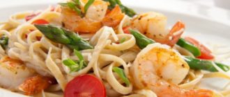 Паста с морепродуктами и сливочным соусом. Нежное и очень вкусное блюдо 16