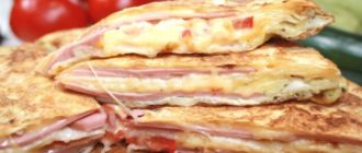 Пицца из лаваша с ветчиной. Минимум продуктов и времени, и на столе вкусное и сытное блюдо 7