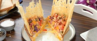 Сырные корзиночки с начинкой. Простая, но очень вкусная закуска с сыром 12