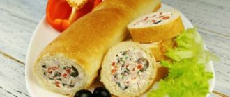 Фаршированный багет. Простой и быстрый рецепт вкусного завтрака 5
