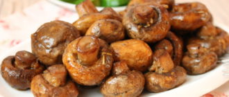 Шампиньоны в чесночном соусе. Немецкая закуска с грибами, обжаренными до румяной корочки 15