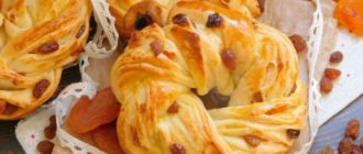 Слоёные булочки с сухофруктами и орехами. Нежное лакомство с любимым с насыщенным вкусом 11