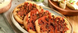 Открытая мясная лепешка. Идеальная закуска для большого застолья и дружеских посиделок 1