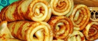 Блины с манкой. Десерт получается мягким, не резиновым, сочетается с разными начинками 5