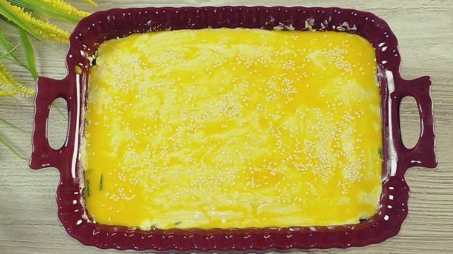 Заливной пирог с луком и яйцами. Нежная закуска вместо пирожков 6 Заливной пирог с луком и яйцами. Нежная закуска вместо пирожков