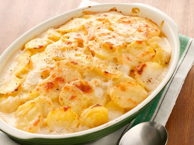 Картошка со сливочным соусом в духовке. Вкусный рецепт с секретом 5 Картошка со сливочным соусом в духовке. Вкусный рецепт с секретом