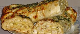 Лаваш с сыром в духовке и куриным филе. Идеальный завтрак для всей семьи 11
