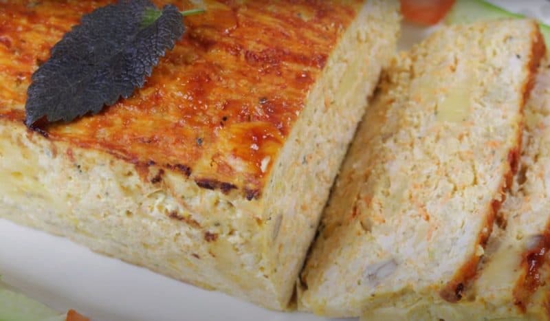 Мясной хлебец из курицы. Эта закуска заменила нам любую колбасу 6 Мясной хлебец из курицы