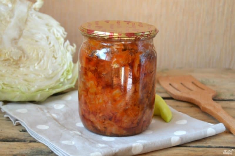 Солянка из капусты на зиму. Вкусная и сытная закуска на зиму