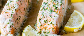 Форель запечённая в духовке с соусом. Ароматная рыбка под пикантным соусом 2