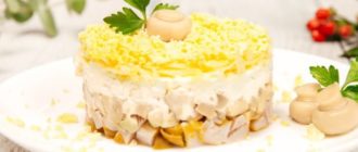 Салат Грибы под шубой. Невероятно вкусный и красивый салат 10