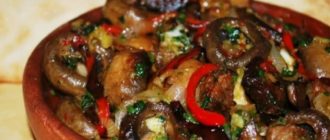 Баклажаны с шампиньонами и чесноком. Объедение, которое очень просто готовится 11