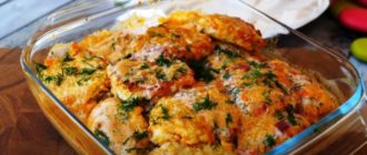 Голубцы из куриного мяса. Получается целая гора из одной грудки 11