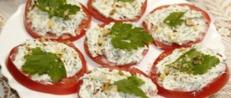 Закуска с творожным сыром и помидорами. Вкуснейшая закуска к столу 17