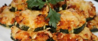 Кабачки кружочками с мясным фаршем. Запеченная в духовку закуска порадует вас и вашу семью 17