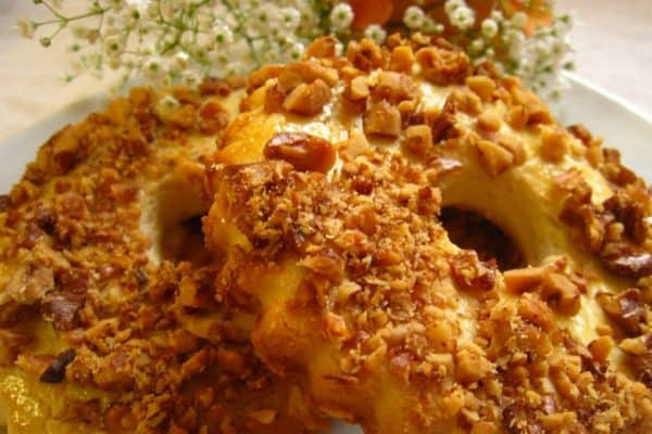 Песочное кольцо с орехами. Вкуснятина на скорую руку 5 Песочное кольцо с орехами. Вкуснятина на скорую руку