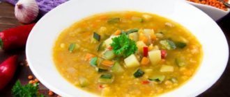 Суп на мясном бульоне с чечевицей. Легкое и вкусное первое блюдо из бобовых 3