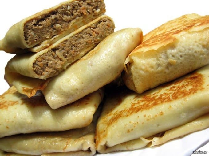 Блинчики с печенью