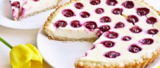 Заливной пирог Клафути с вишней. Лакомство для занятых хозяек 1