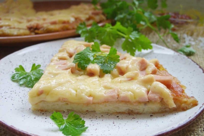 Картофельная пицца. Полноценный ужин для любителей жареного картофеля