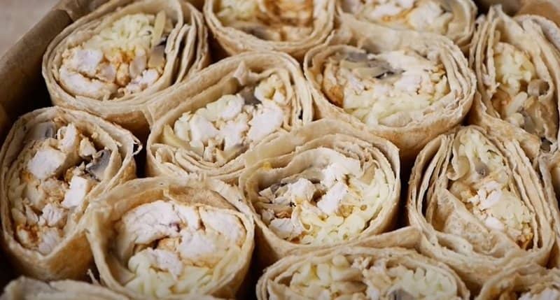 Ленивый пирог-шаурма