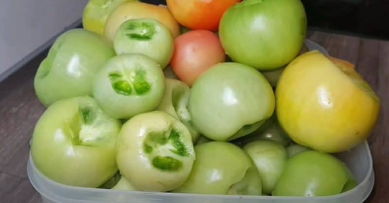 Маринованные зелёные помидоры на зиму. Отличное угощение к любому столу 5 Маринованные зелёные помидоры на зиму. Отличное угощение к любому столу