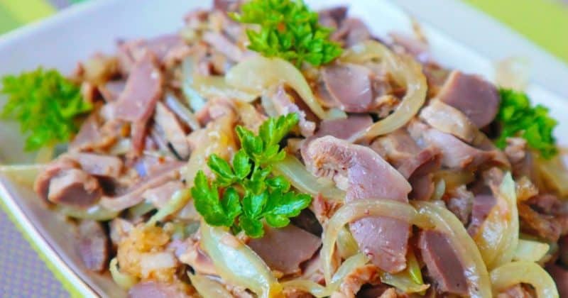 Маринованные куриные желудки. Вкусная и быстрая закуска 4 Маринованные куриные желудки