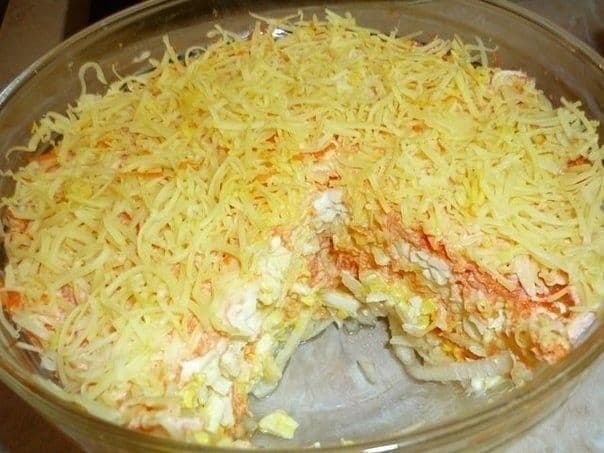 Салат Французский. Очень простой и вкусный салатик