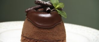 Сливочные пирожные с шоколадом. Лакомство получается насыщенным и нежным 9