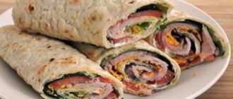 Сырная закуска Рулетики с беконом в лаваше. Простая и очень вкусная закуска 9