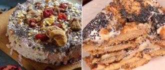 Торт из печенья со сметаной и маком. Это лакомство соберёт всю семью за столом 9