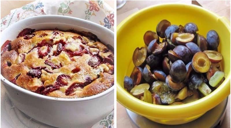 Шарлотка со сливами. Изумительный вкус лакомства с кислинкой 4 Шарлотка со сливами. Изумительный вкус лакомства с кислинкой