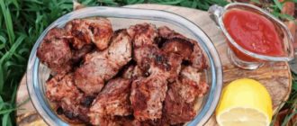 Шашлык из баранины в томатном маринаде. Мясо получается сочным и не жирным 5