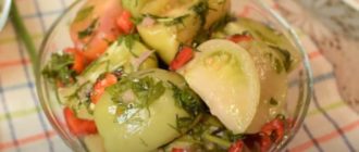 Маринованные зелёные помидоры. Отличная заготовка по маминому рецепту 8