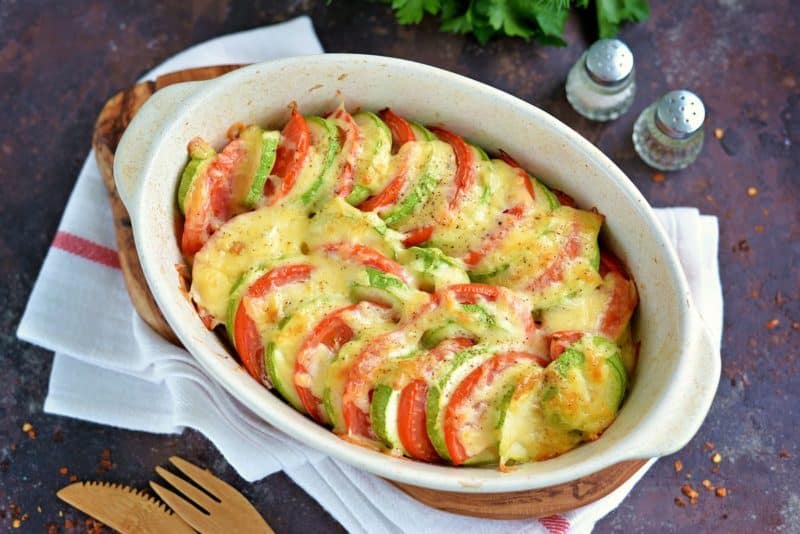 Кабачки запечённые в духовке