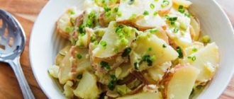 Картофельный салат. Вкусное блюдо из доступных продуктов 7
