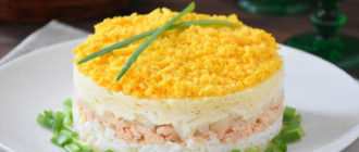 Луковый салат Мимоза. Очень простой рецепт вкусного угощения 16