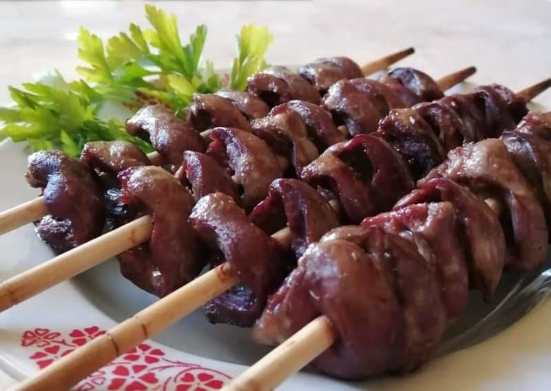 Маринованные куриные сердечки в духовке. Вкуснотище! 5 Маринованные куриные сердечки в духовке