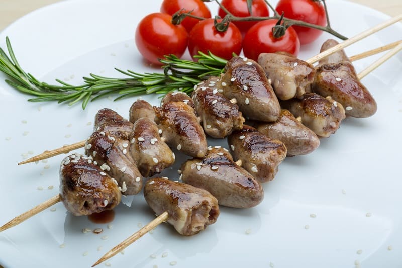 Маринованные куриные сердечки в духовке. Вкуснотище! 4 Маринованные куриные сердечки в духовке. Вкуснотище!